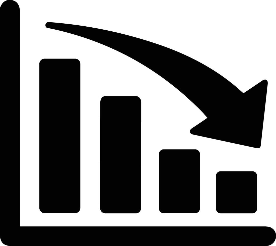 Chart icon symbol image for data statistic analysis illustration vector