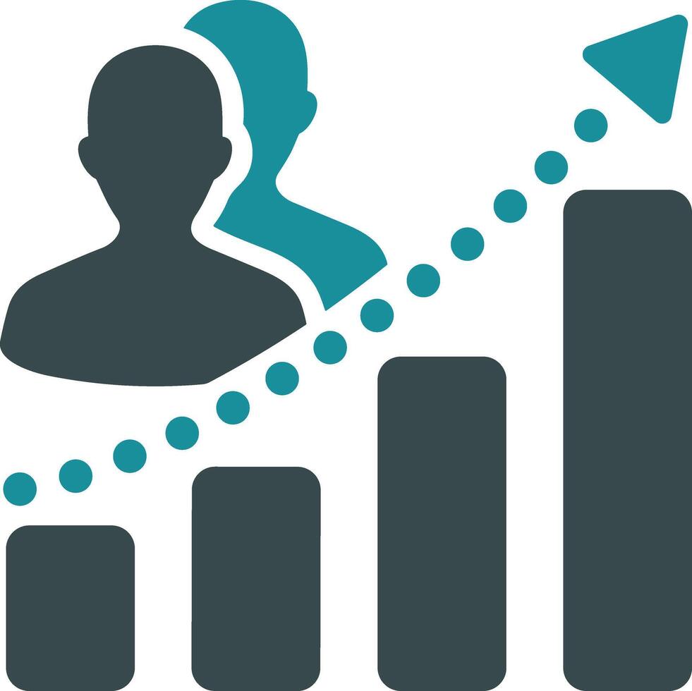 Chart icon symbol image for data statistic analysis illustration vector