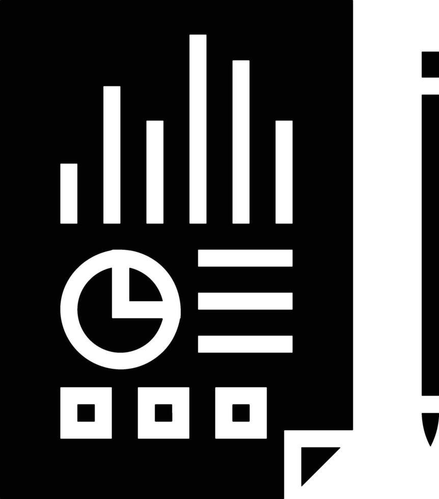 Chart icon symbol image for data statistic analysis illustration vector
