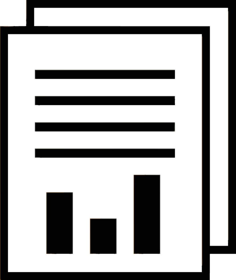 Chart icon symbol image for data statistic analysis illustration vector