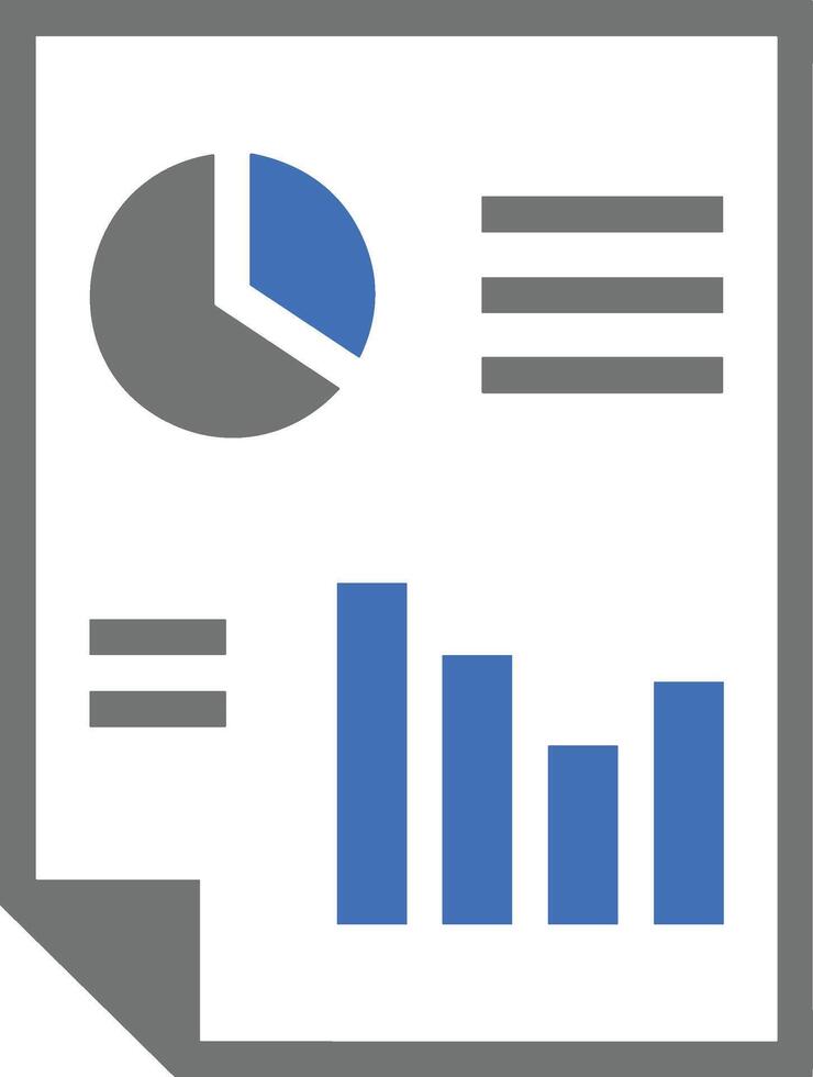 Chart icon symbol image for data statistic analysis illustration vector