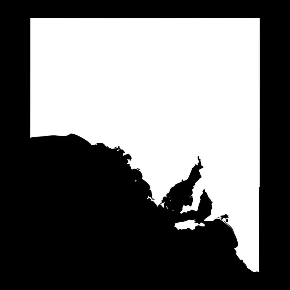 South Australia Map, state of Australia. Illustration. vector