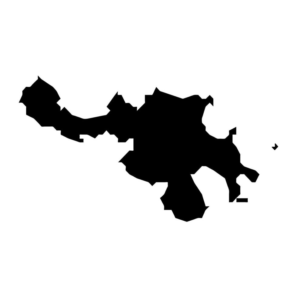 Ceiba map, administrative division of Puerto Rico. illustration. vector