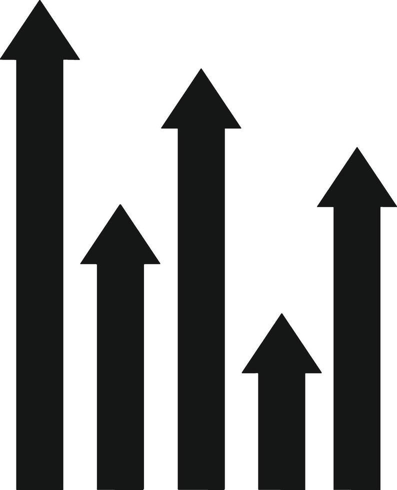 Chart icon symbol image for data statistic analysis illustration vector