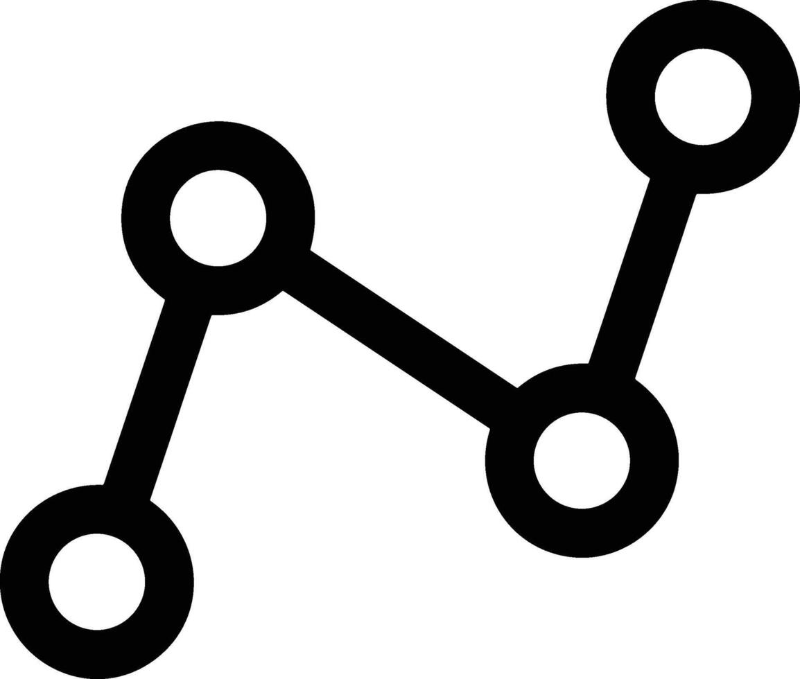 Chart icon symbol image for data statistic analysis illustration vector