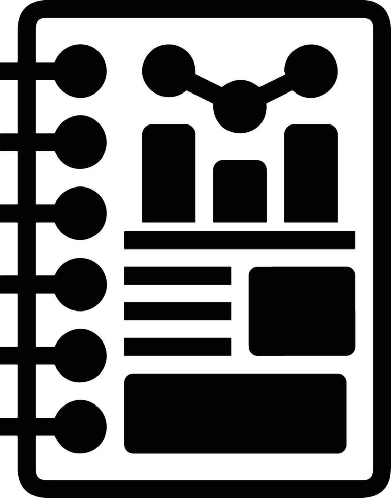 Chart icon symbol image for data statistic analysis illustration vector
