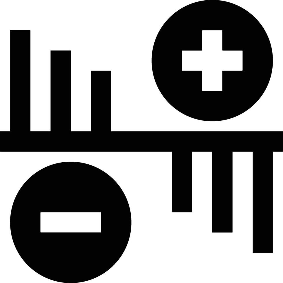 Chart icon symbol image for data statistic analysis illustration vector