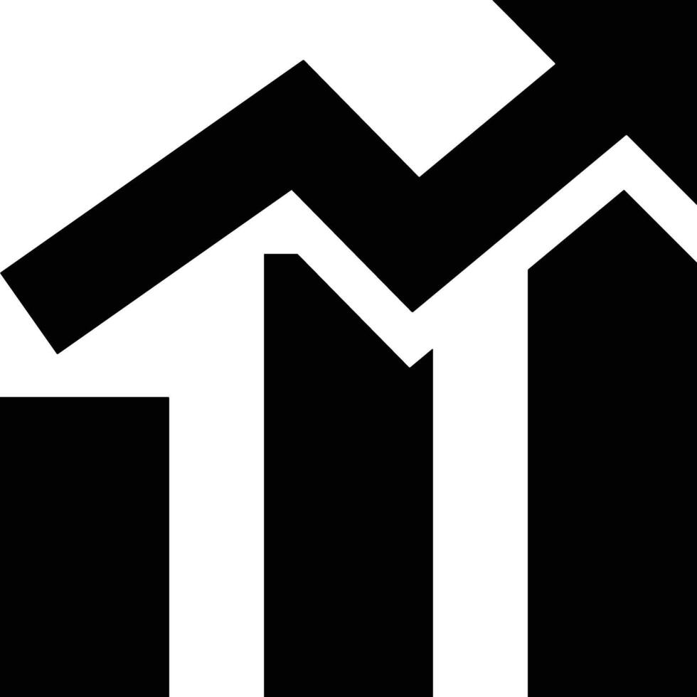 Chart icon symbol image for data statistic analysis illustration vector