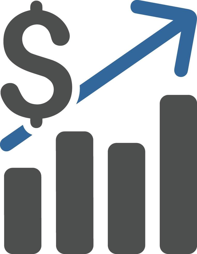 Chart icon symbol image for data statistic analysis illustration vector