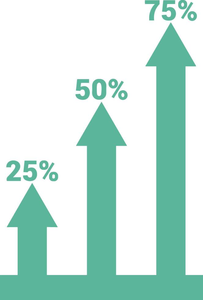 Chart icon symbol image for data statistic analysis illustration vector