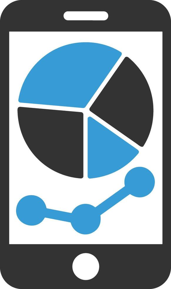 Chart icon symbol image for data statistic analysis illustration vector