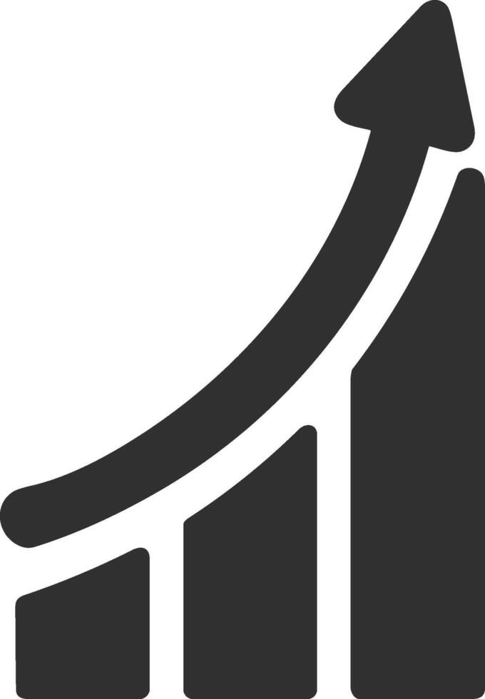Chart icon symbol image for data statistic analysis illustration vector