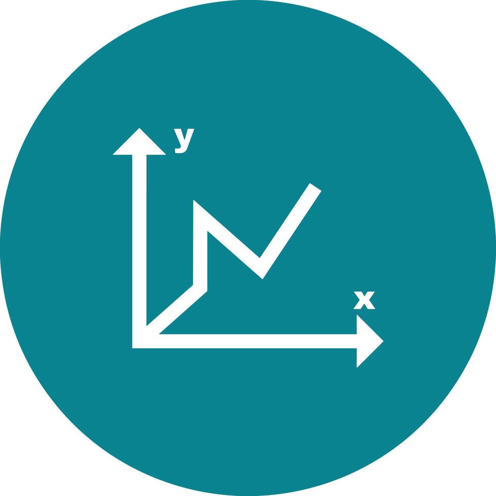 Chart icon symbol image for data statistic analysis illustration vector