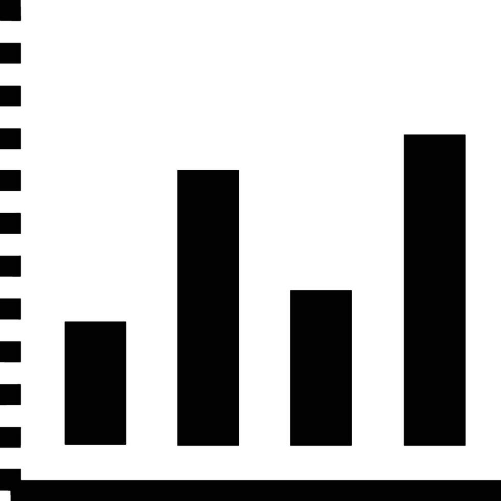 Chart icon symbol image for data statistic analysis illustration vector
