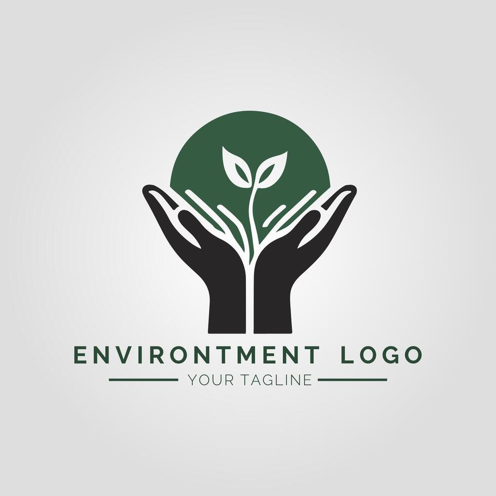 Environtment Minimalist Logo vector