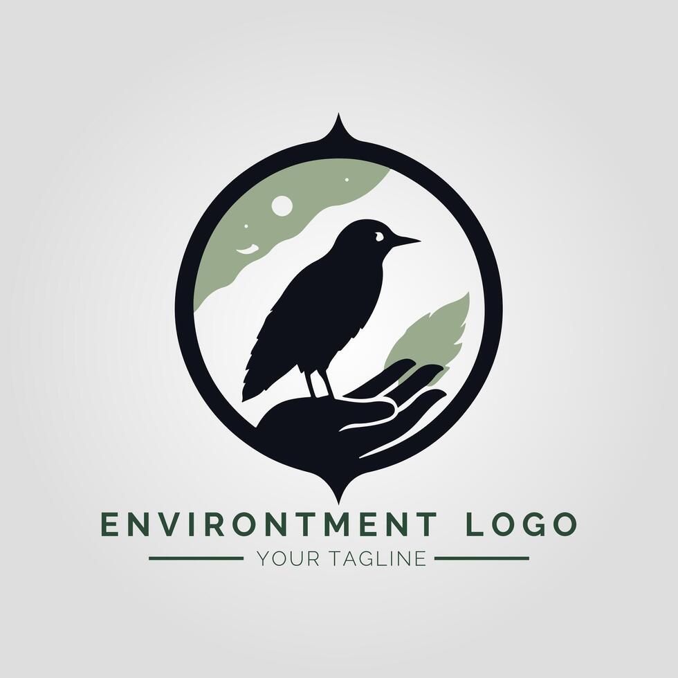 Environtment Minimalist Logo vector