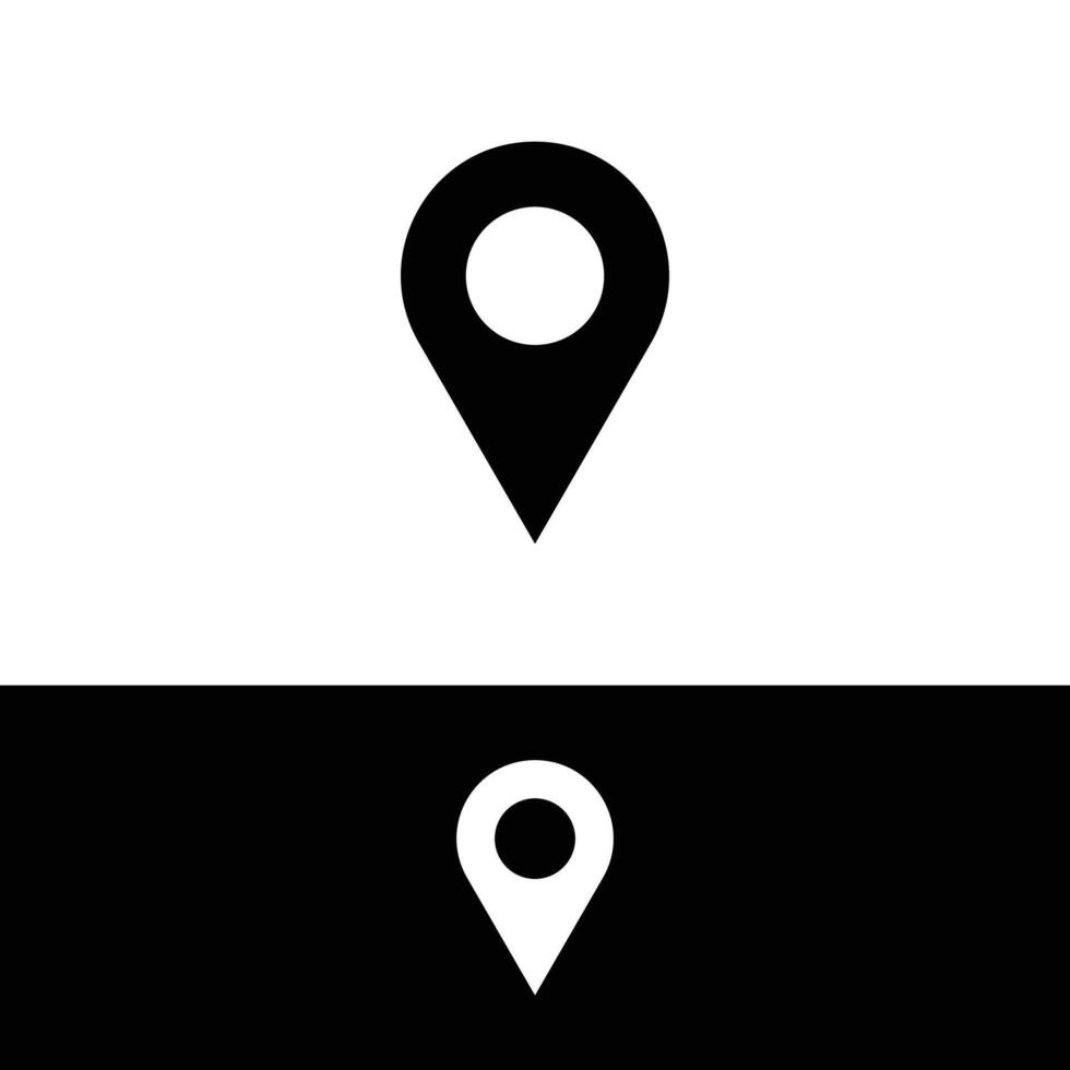 Location Pin, Map Marker, Destination Icon, logo, clipart, illustration design. Editable location pin icon design. vector