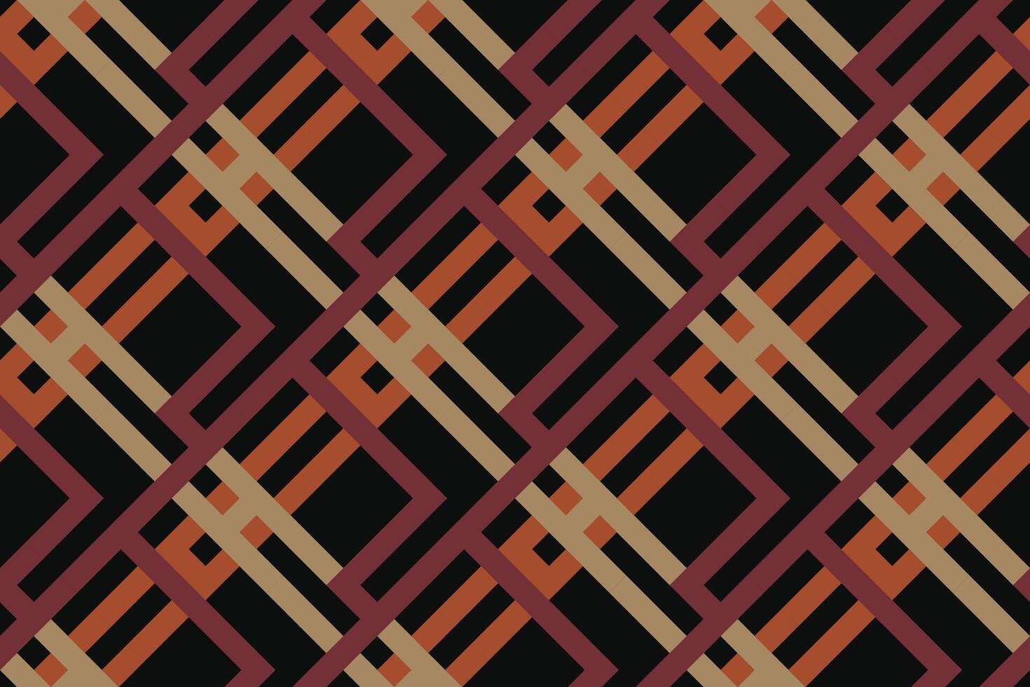 Geometric seamless pattern. Abstract geometric hexagonal graphic design. Seamless geometric pattern with vintage color. vector