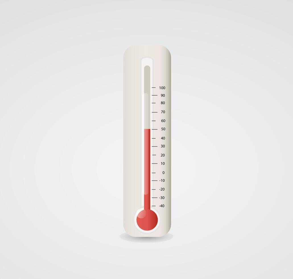 weather thermometer device illustration vector