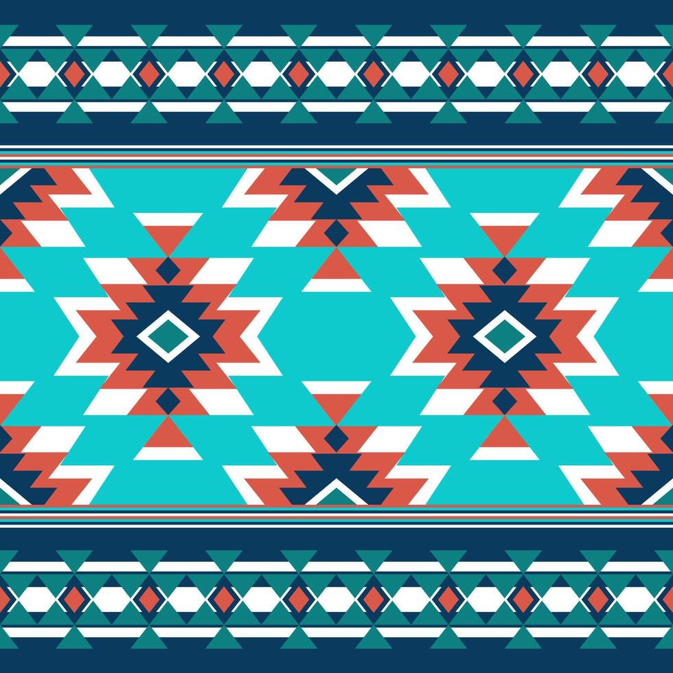 Navajo. Navajo design pattern Can be used in fabric design for clothing, textile, wrapping, background, wallpaper, carpet, embroidery, Aztec style vector