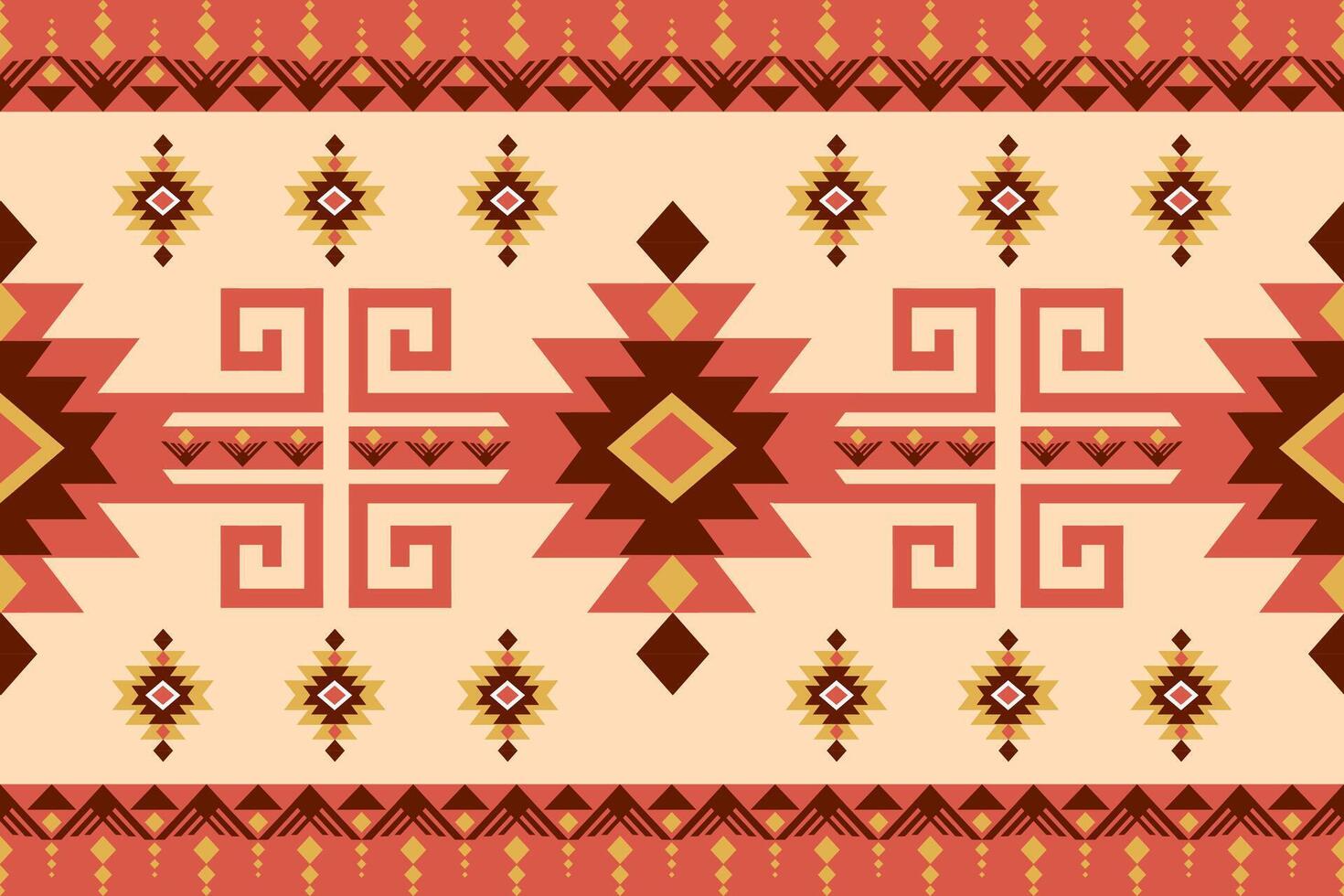 Navajo. Navajo design pattern Can be used in fabric design for clothing, textile, wrapping, background, wallpaper, carpet, embroidery, Aztec style vector