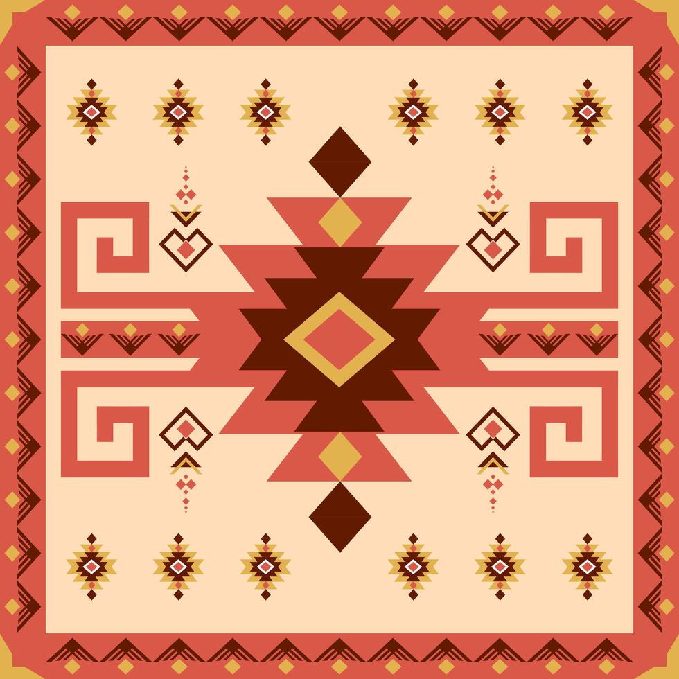 Navajo. Navajo design pattern Can be used in fabric design for clothing, textile, wrapping, background, wallpaper, carpet, embroidery, Aztec style vector
