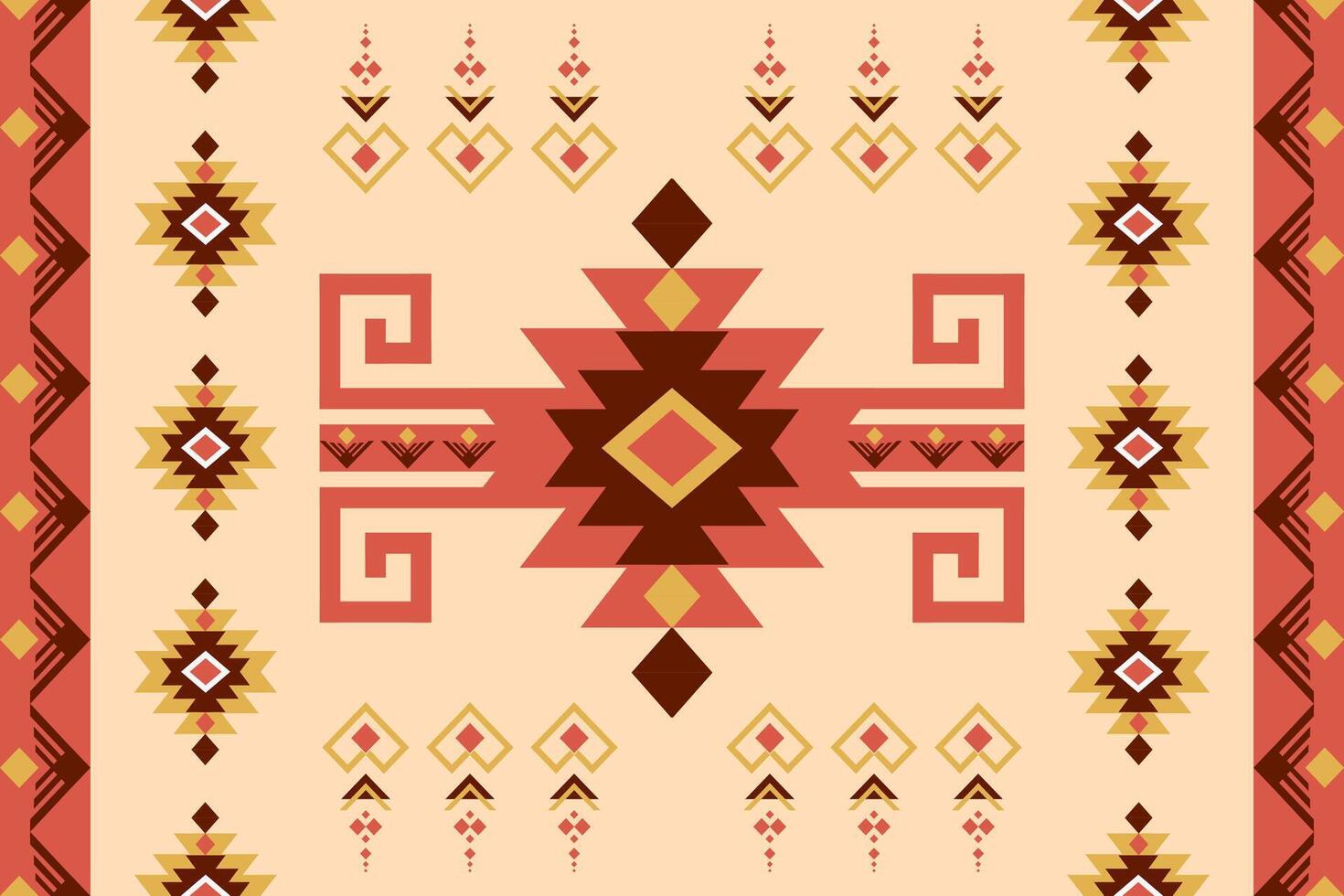 Navajo. Navajo design pattern Can be used in fabric design for clothing, textile, wrapping, background, wallpaper, carpet, embroidery, Aztec style vector