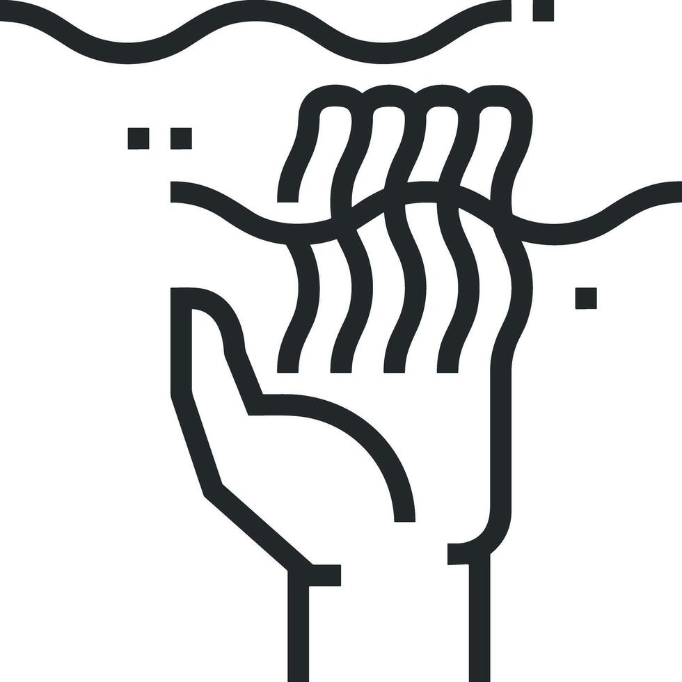Hand icon symbol image illustration vector