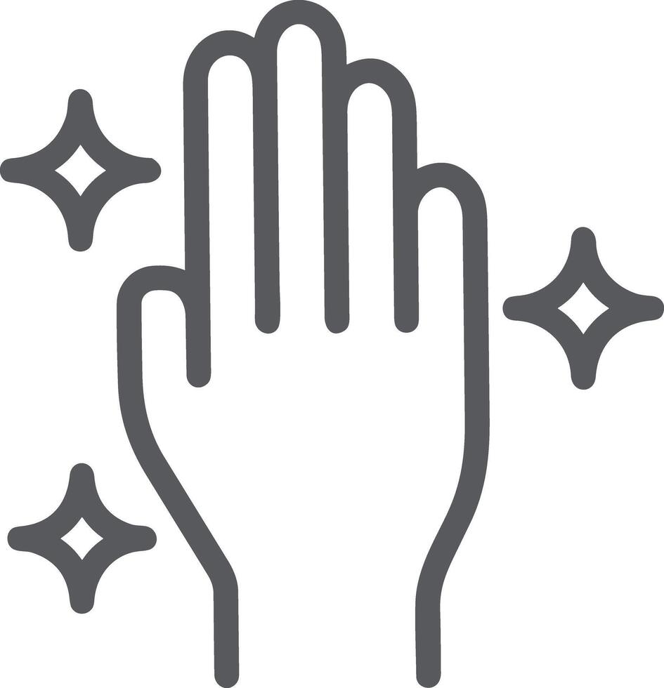 Hand icon symbol image illustration vector