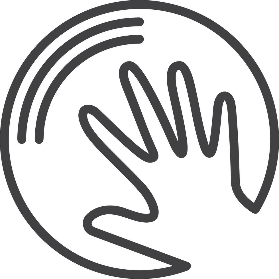 Hand icon symbol image illustration vector