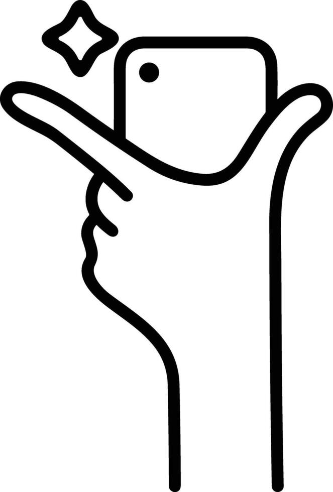 Hand icon symbol image illustration vector