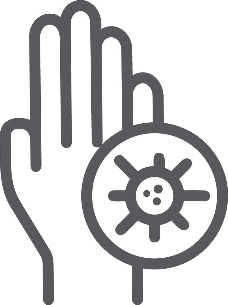 Hand icon symbol image illustration vector