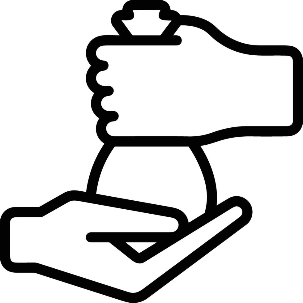 Hand icon symbol image illustration vector