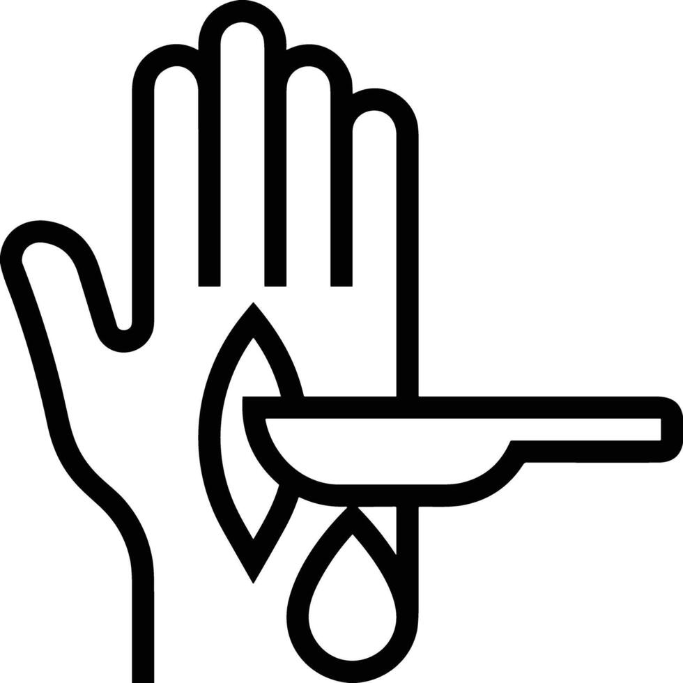 Hand icon symbol image illustration vector