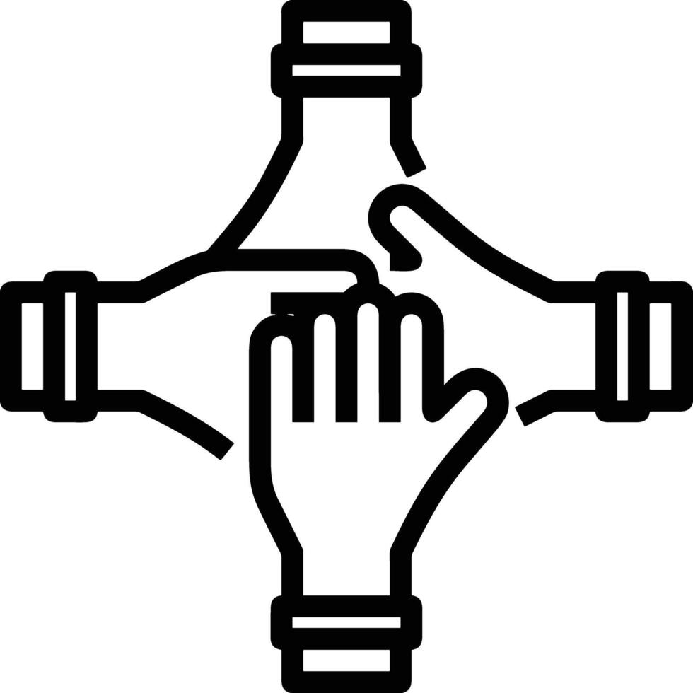 Hand icon symbol image illustration vector