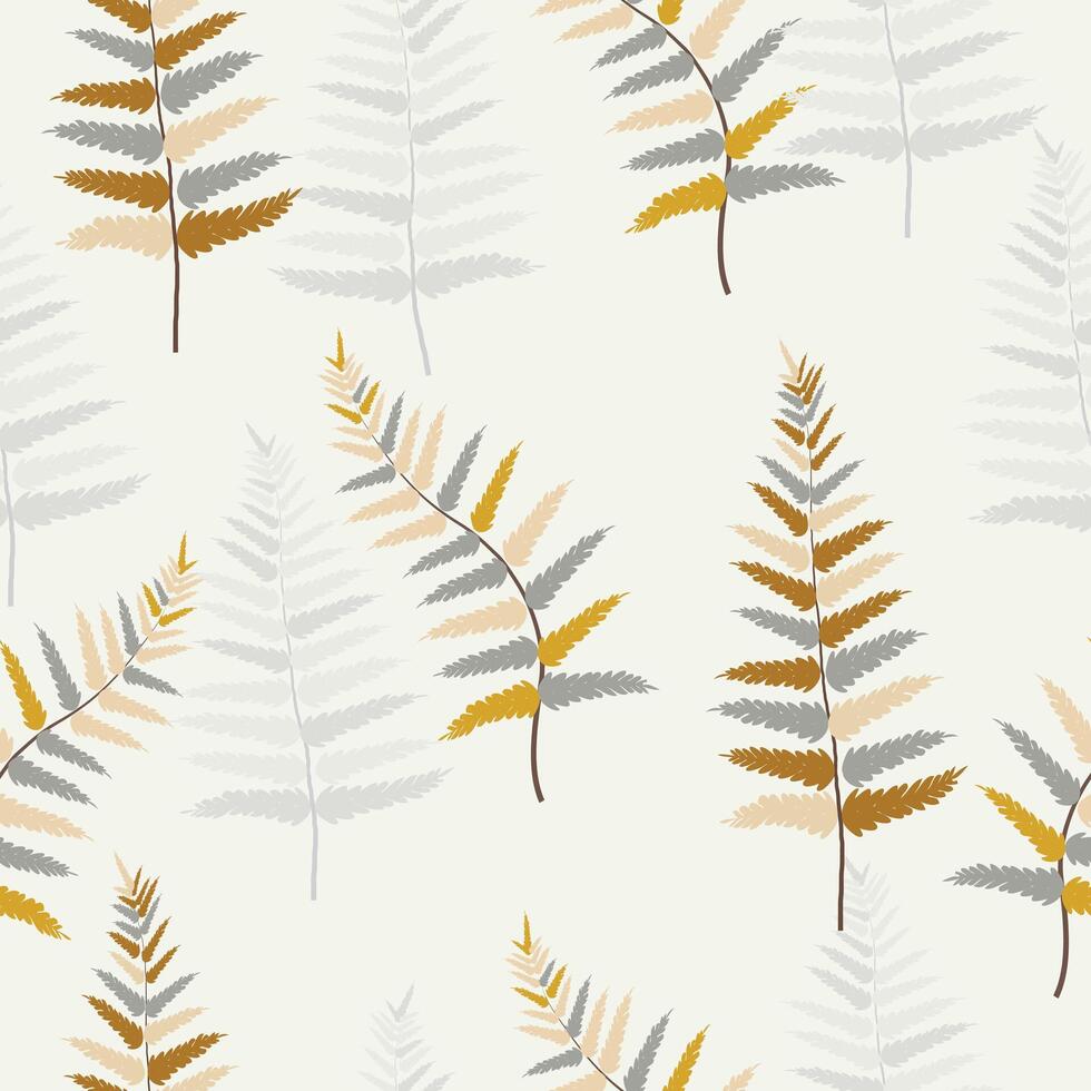 Abstract leaves surface pattern seamless background vector
