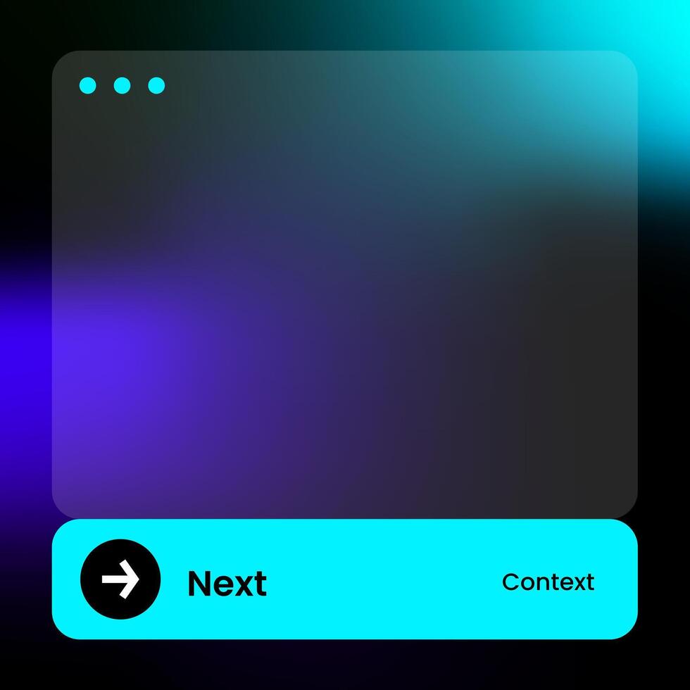 Social media frame isolated template. Colorful social media interface. vector