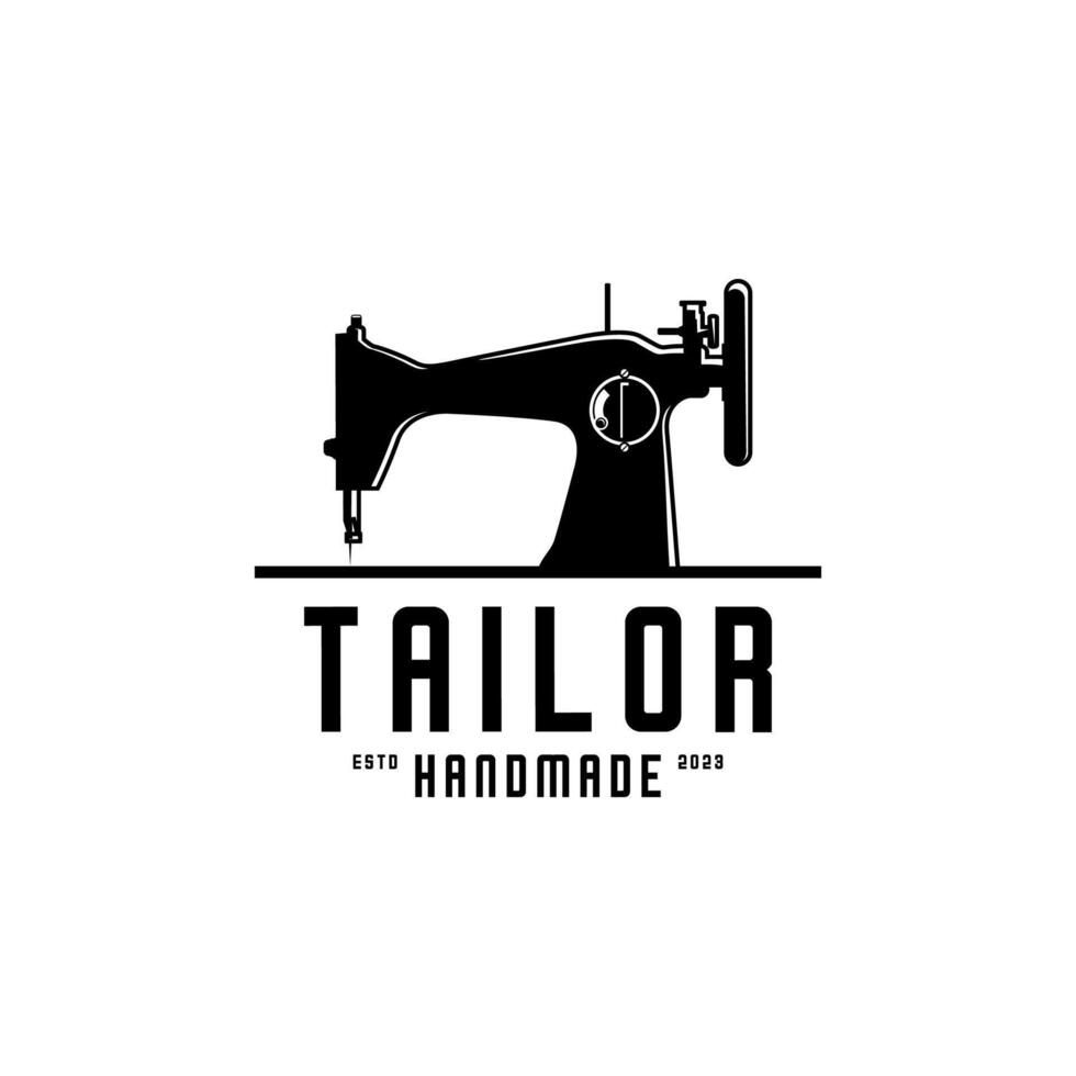 Tailor logo design vector