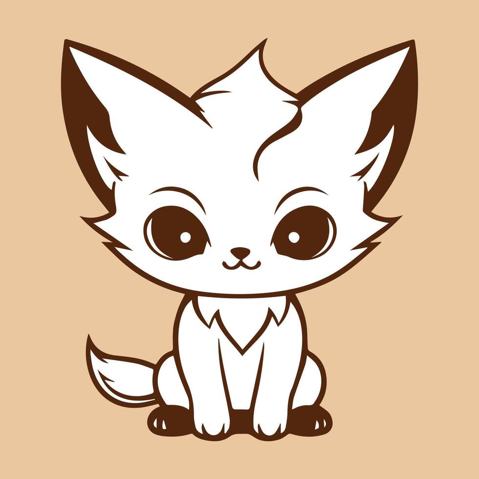 red fox cartoon logo t shirt design vector
