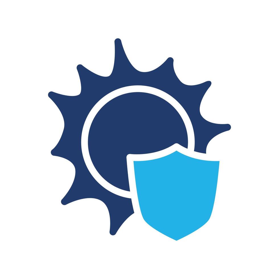 sun protection colored icon design good for website and mobile app vector