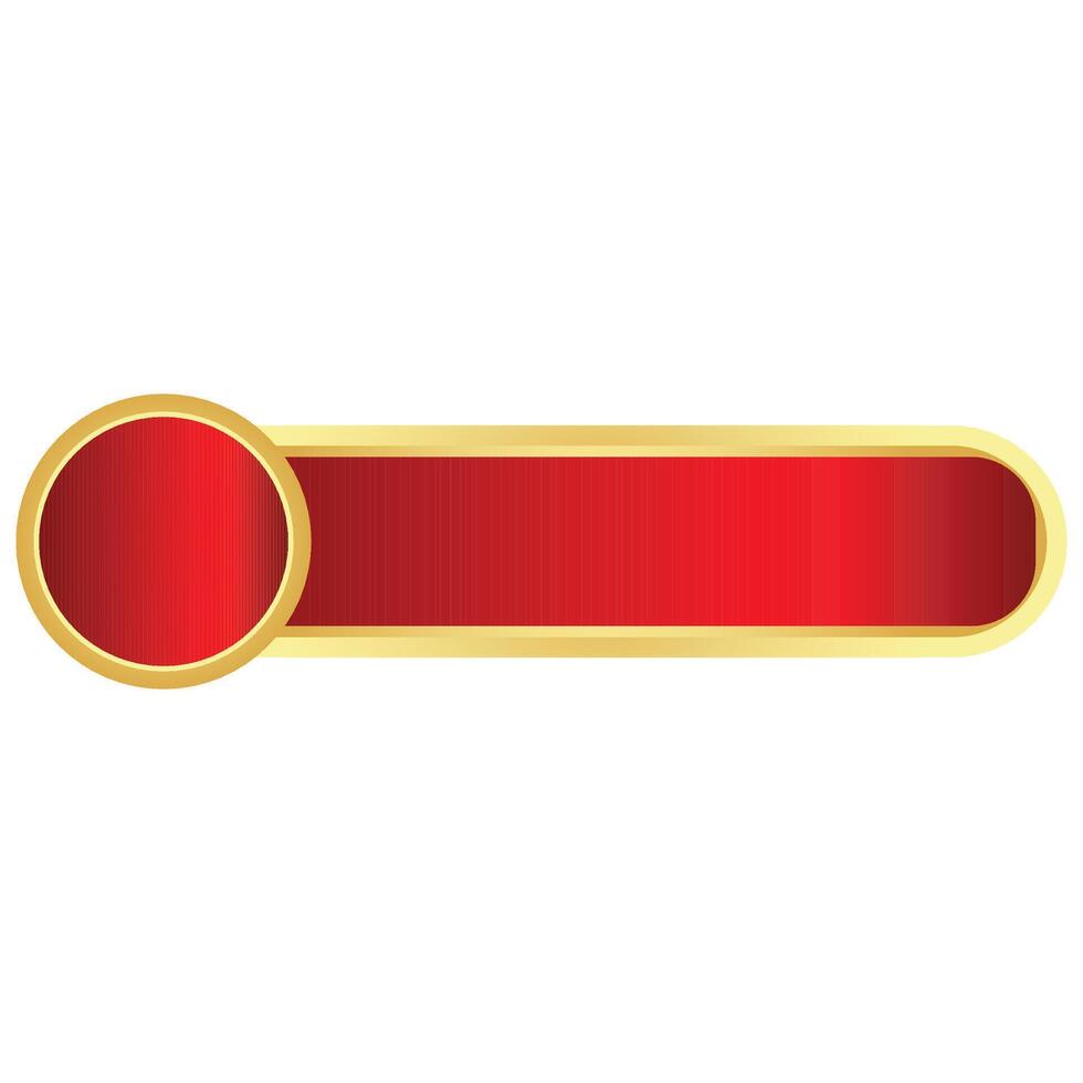 Red text box abstract islamic shape banner vector
