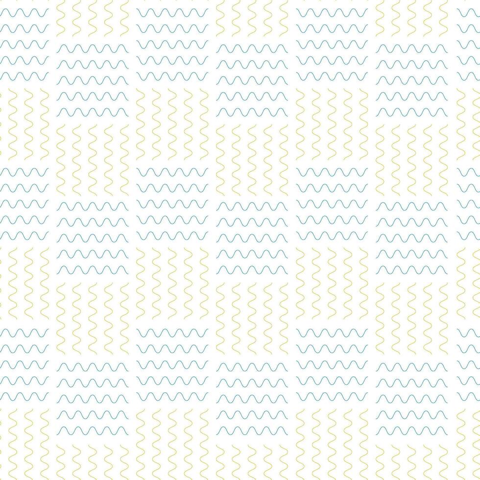 Seamless endless pattern of wavy lines. Illustration in hand drawn style. Can be used to create packaging, covers, backgrounds, cards, textiles, clothing, souvenirs and much more. vector