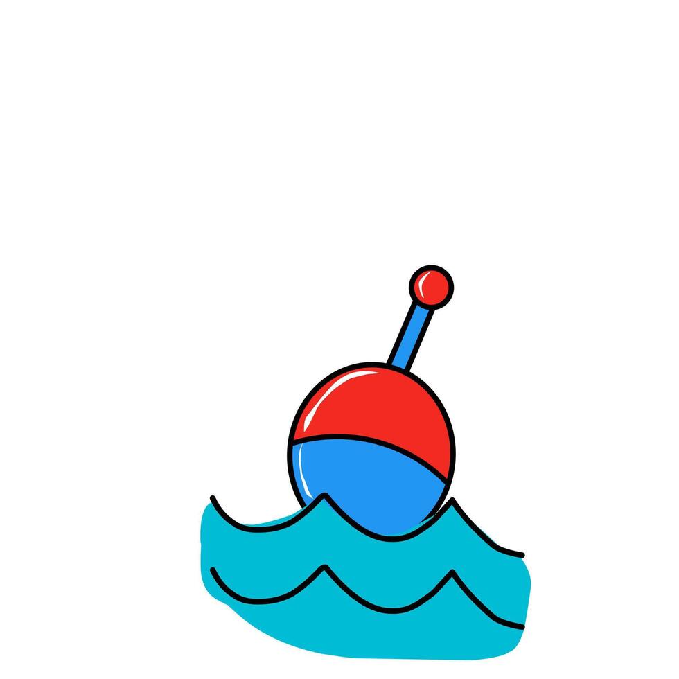 Fishing icon free vector