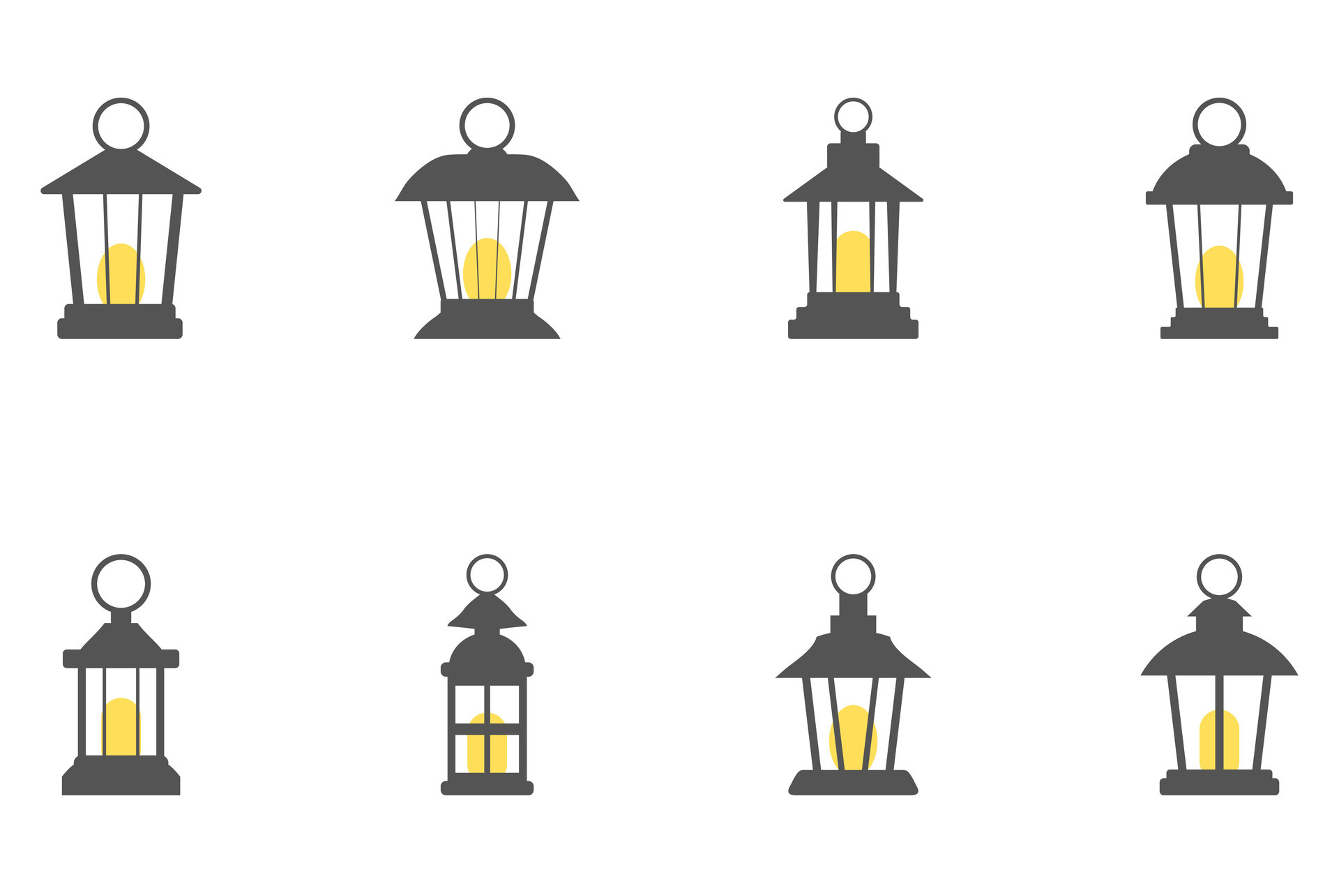 Aesthetic Hanging Lamp Design Set 45995383 Vector Art At Vecteezy Aesthetic Hanging Lamp Design Set Vector