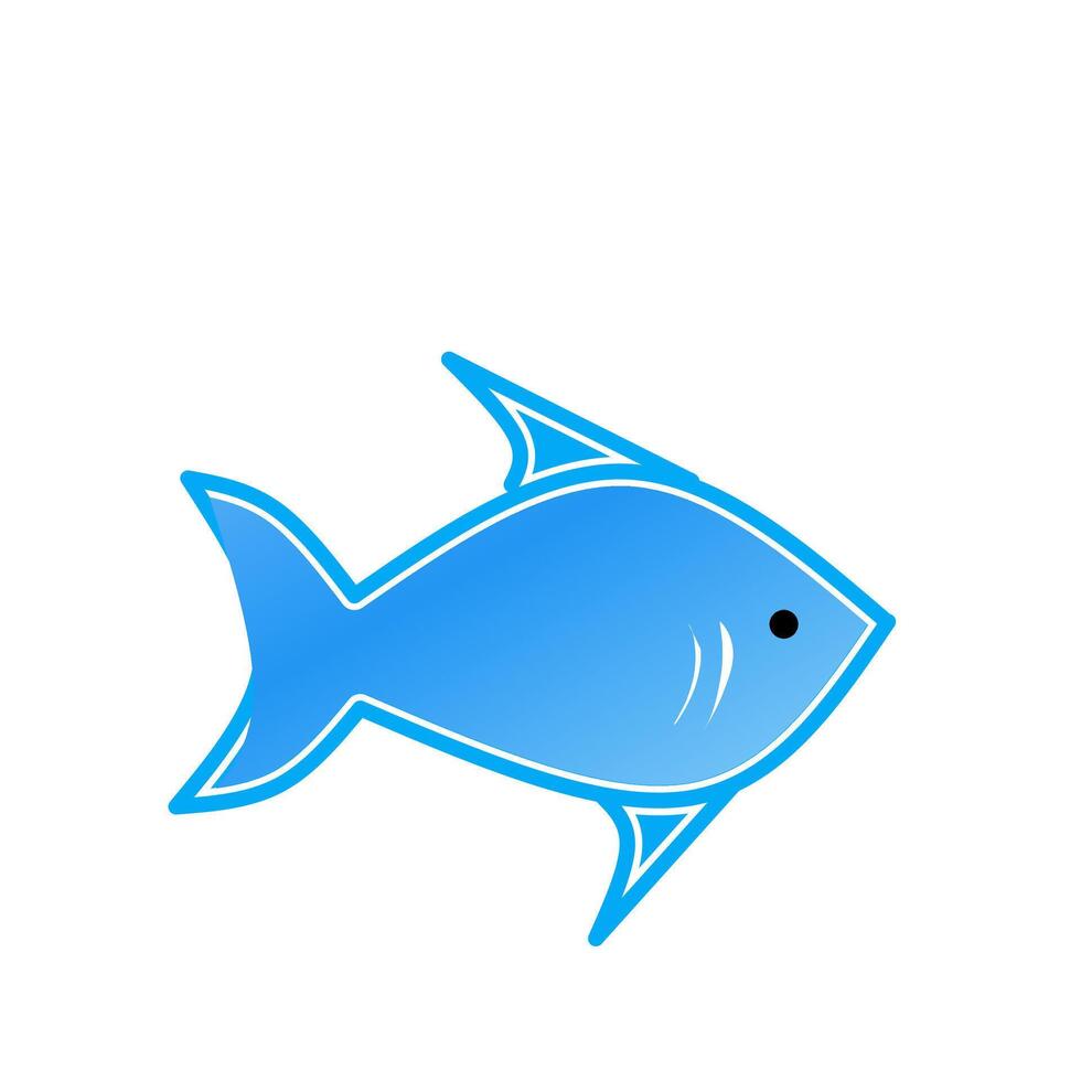 Fishing icon free vector