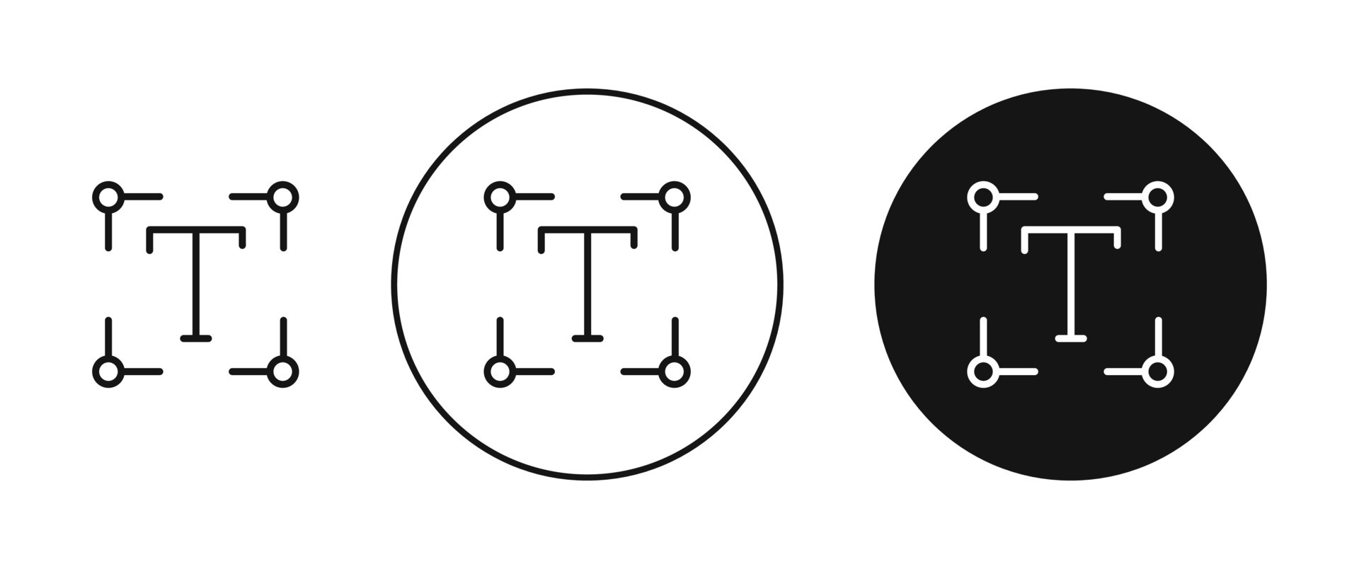 Text icon set. 45996800 Vector Art at Vecteezy