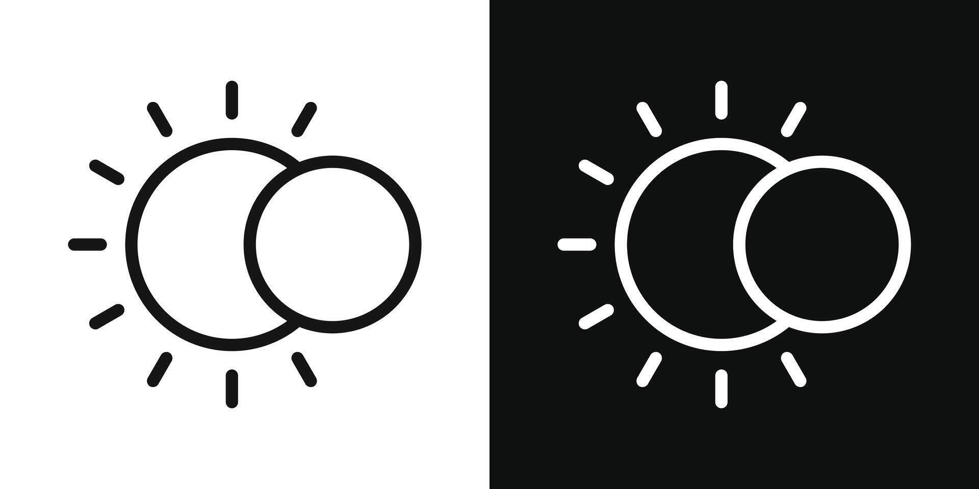 Eclipse icon set. 45998068 Vector Art at Vecteezy
