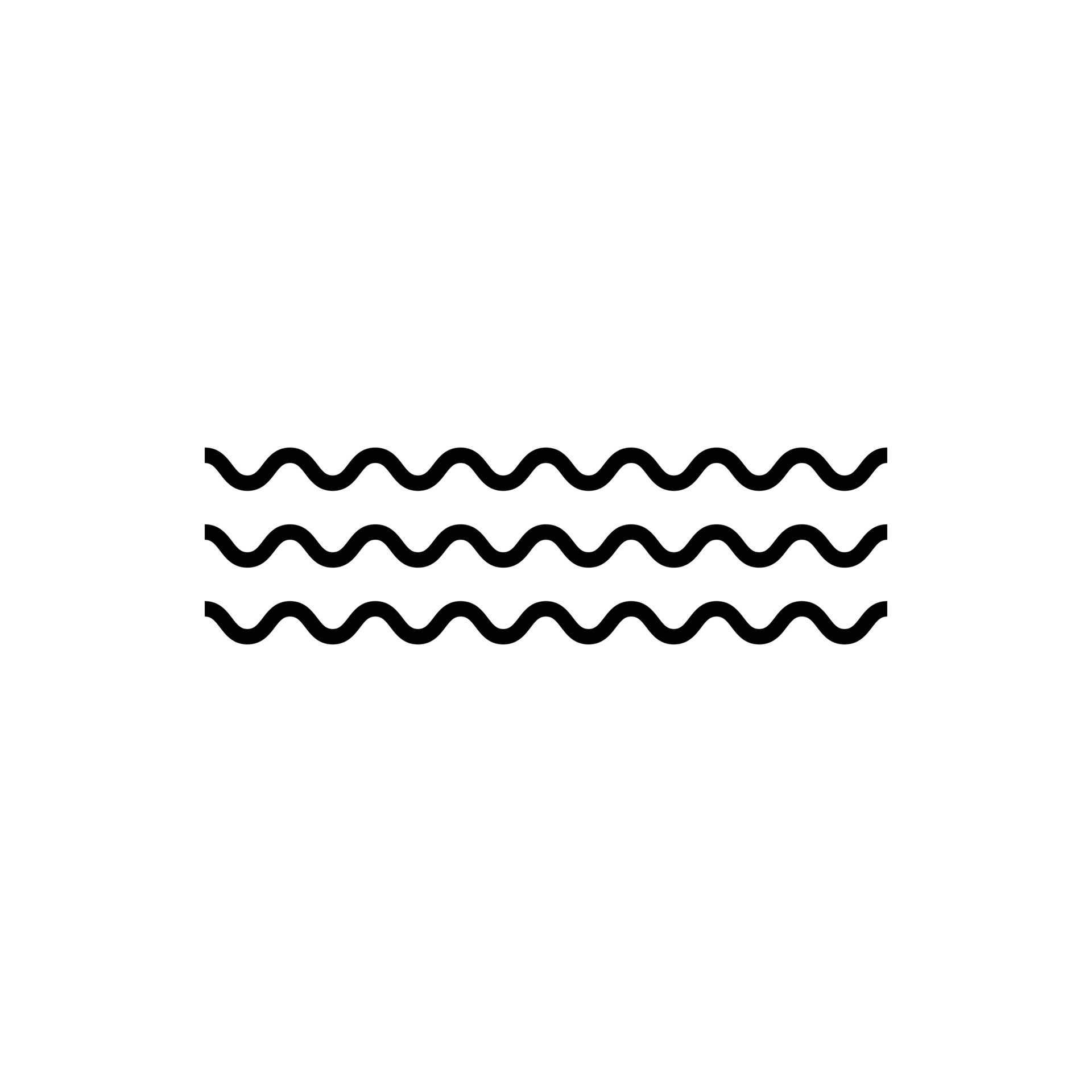 wave icon design outline style 45998219 Vector Art at Vecteezy
