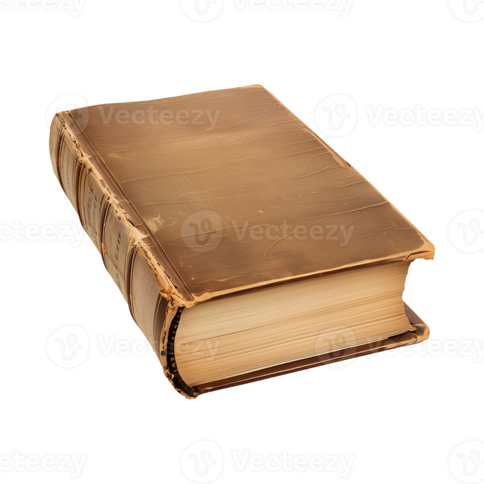 antiguo antiguo libros aislado en un transparente antecedentes cortar fuera png