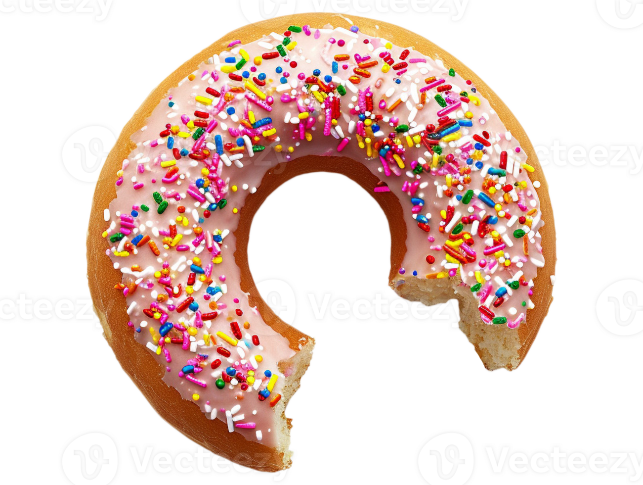 Donut with sprinkles png